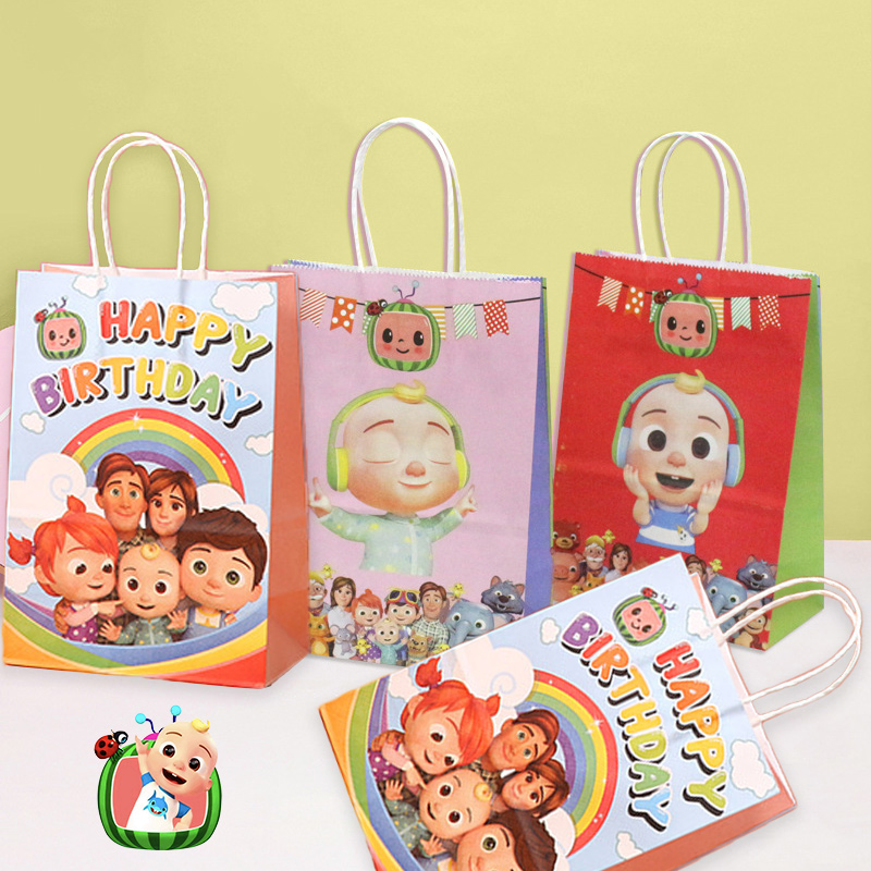 Cookies Pack - Cocomelons Party-Geschenktüten-Set, niedliches Cartoon-Set für Jungen