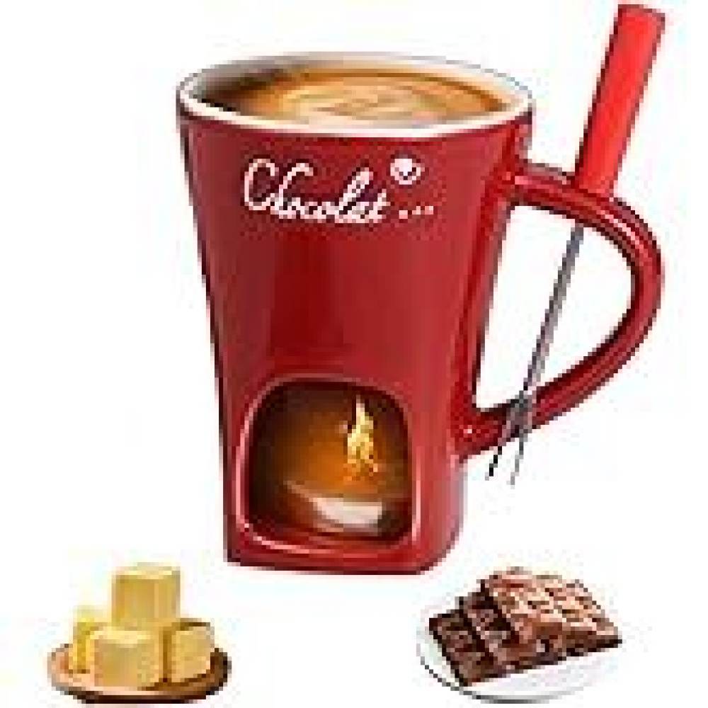 Chocolate Snack - Keramik-Schokoladen-Fondue-Becher, kreativer Käse-Schmelztopf, langlebiger Butter- und