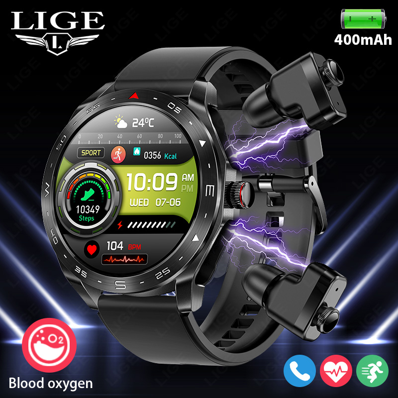 Seaweed Snack - LIGE Mit Ohrhörer Bluetooth Headset Smartwatch