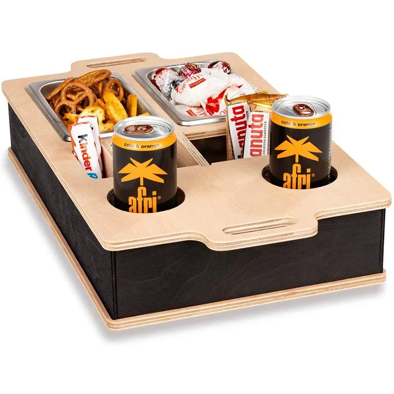 Rechteckiges Bambus-Tablett, D – Food Snacks Drinks Bewertung und Preis