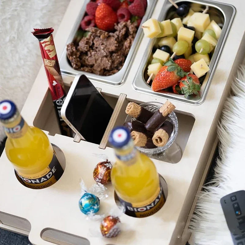 Rechteckiges Bambus-Tablett, D – Food Snacks Drinks Bewertung und Preis