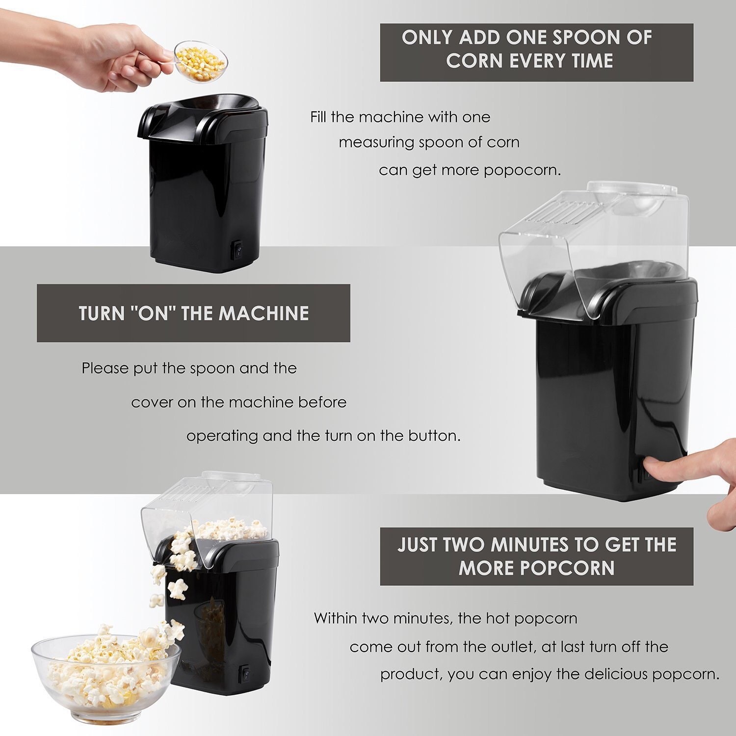 Einfach zu Bedienende Kleine P – Popcorn Bewertung und Preis