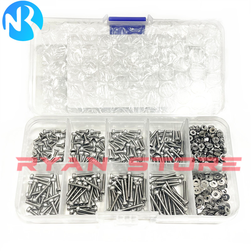 1 Box/660PCS M2 * 4 5 6 8 14 1 – Nuts Mix Bewertung und Preis