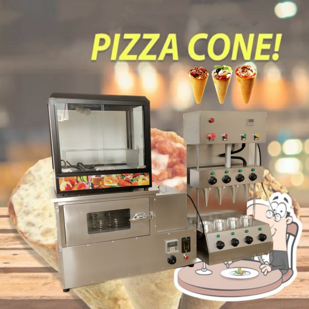 110V 220V Beliebte Pizza-Cone- – Healthy Snacks Food Bewertung und Preis